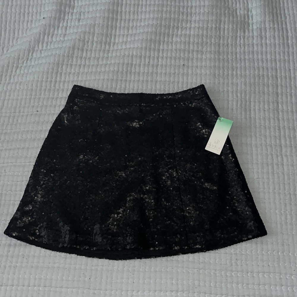 Sequin Black Skirt